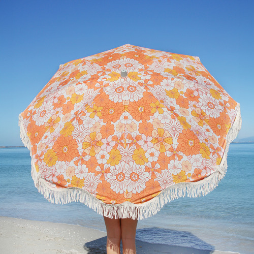 M Hippie Daisies Luxe Beach Umbrella Temple Webster